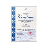 SN EN ISO 9001:2001 an